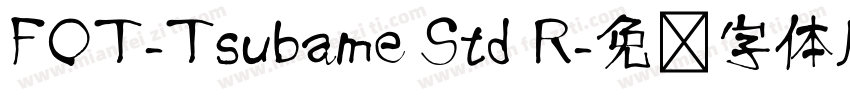 FOT-Tsubame Std R字体转换
